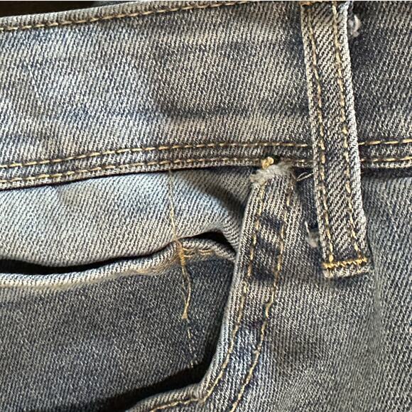 Curve Appeal 14/32 High Rise Straight Comfort Waist Jeans Light Wash Denim - Picture 11 of 11